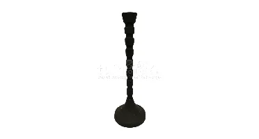 Kandelaar Metaal Zwart 31cm