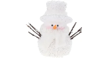 Kerstfiguur Sneeuwpop 20cm Assorti 1st