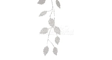 Kersttak Acryl Transparant 120cm