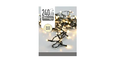 Kerstverlichting 240 LED 18m WW Groen