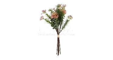 Kunstboeket Dahlia Pompon 33cm Roze