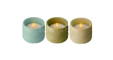 Lumineo Solar Kaars Assorti 10cm 1st