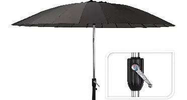 Parasol Shanghai Ø270cm Charcoal