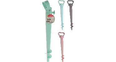 Parasolstandaard Kunststof 38cm Assorti 1st