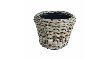 Plantenmand Drypot Rotan Grijs Ø32cm