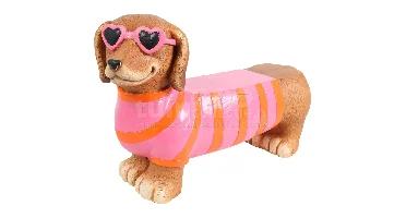 Plateau Teckel Larry 75cm Roze-Oranje