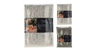 Tafelkleed Bloemen Fluweel 250x145cm Assorti 1st
