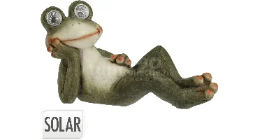 Tuinbeeld Kikker LED Assorti 1st