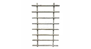 Wandrek Hout 100x60cm White Wash
