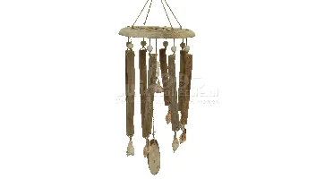 Windgong Schelp Vurenhout 40cm