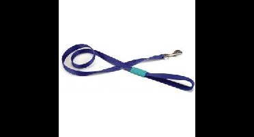 Hondenriem Uni 120cm x 15mm blauw