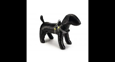 Hondentuig nylon 26-40cm donkergrijs