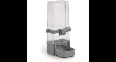 Voeder- en drinkfontein voor parkiet grijs