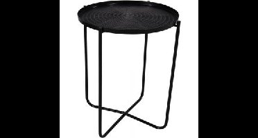 El Hierro bijzettafel zwart 50 cm