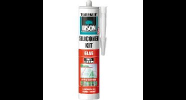 Bison siliconenkit glas transparant