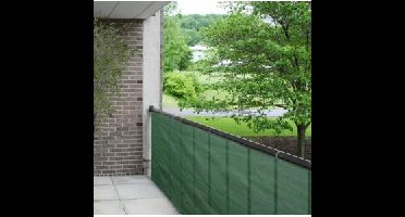 Balkondoek groen 0.9 x 5 meter