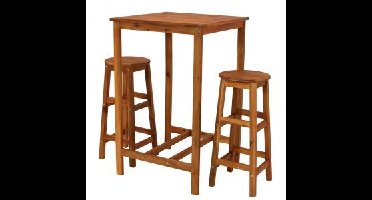 Barset 3-delig acasiahout