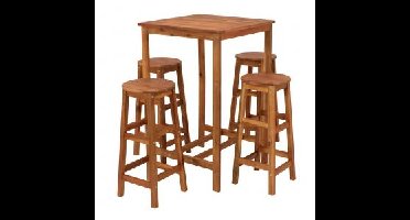 Barset 5-delig acasiahout