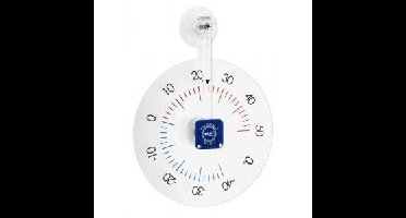 Venster buitenthermometer kunststof Thermo Disc 19.5 cm