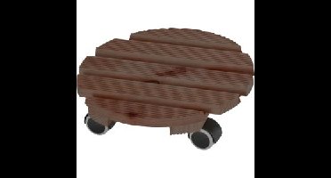 Plantentrolley Lounge rond donker gebeitst