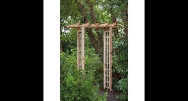 Houten rozenboog recht 210 x 100 cm