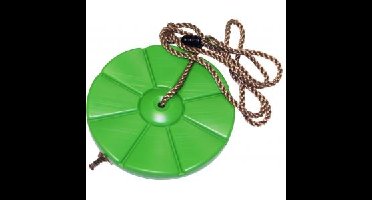 Schommeldisk kunststof groen