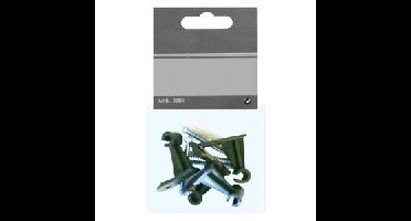 Muur bevestigingsset voor plantenklimrek groen