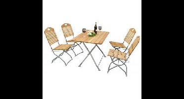 Tuinset 5-delig Bad Tolz - grijs frame