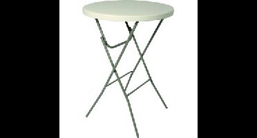 Statafel rond 80 cm met kunststof bovenblad