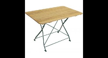 Tuintafel hout inklapbaar Bad Tolz - groen frame