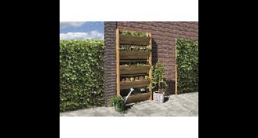 Geimpregneerd grenen verticaal tuinieren set 90 x 180 cm