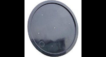 Afdekplaat polyester voor fonteinvijver rond 170 cm