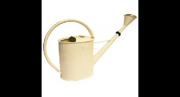 Zinken gieter 8 liter ovaal ivoor
