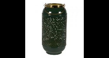 Windlicht Marrakesh 17x33 cm groen