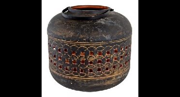 Windlicht metaal Massive 30x30 cm