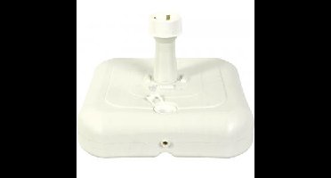 Parasolvoet kunststof vulbaar 10 liter wit