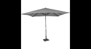 Virgo stokparasol 3x3m grijs
