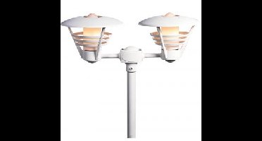 Staand verlichtingsarmatuur Gemini met 2 lampen - Matwit