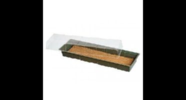 Kweekkas mini met kokosmat - 49 x 15,5 cm