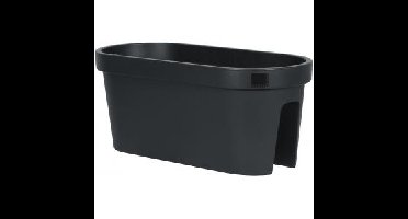 Balkonbak ovaal set 60 cm E&K - antraciet