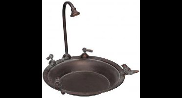 Vogelbad sfeerkraan ø 33 cm H32 cm - koper