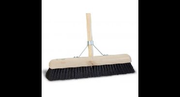 Zachte bezem van gemengd haar 40cm met steel