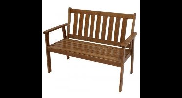 2-zits houten tuinbank gelakt 115 cm