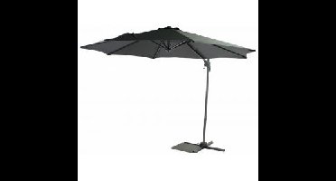 Zweefparasol Honolulu 300 cm grijs