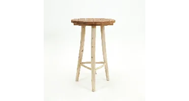 Bartafel teak d70h110cm