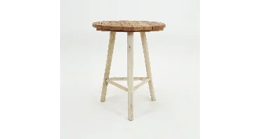 Bartafel Teak Naturel d90h110cm - outdoor