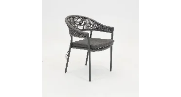 Dining Tuinstoel Bazel Antraciet