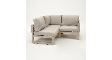 Grosso 2-zits bank L + hoek beige