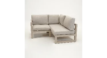 Grosso 2-zits bank R+ hoek beige