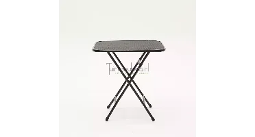 Inklapbare Tuintafel Lichtmetaal Grijs 70x70cm Klaptafel van Sow Shin Europe